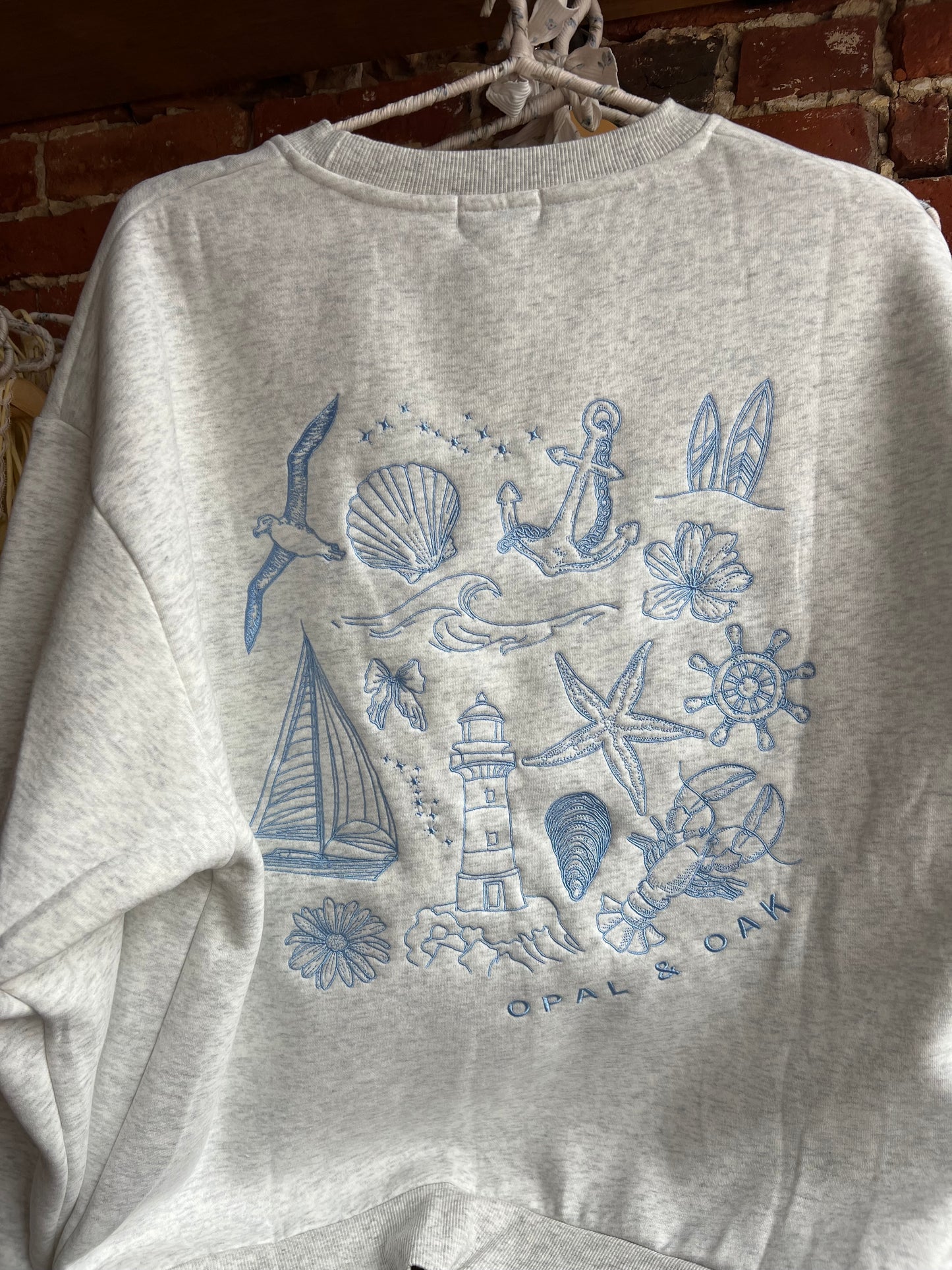 EMBROIDERED NEWBURYPORT CREW