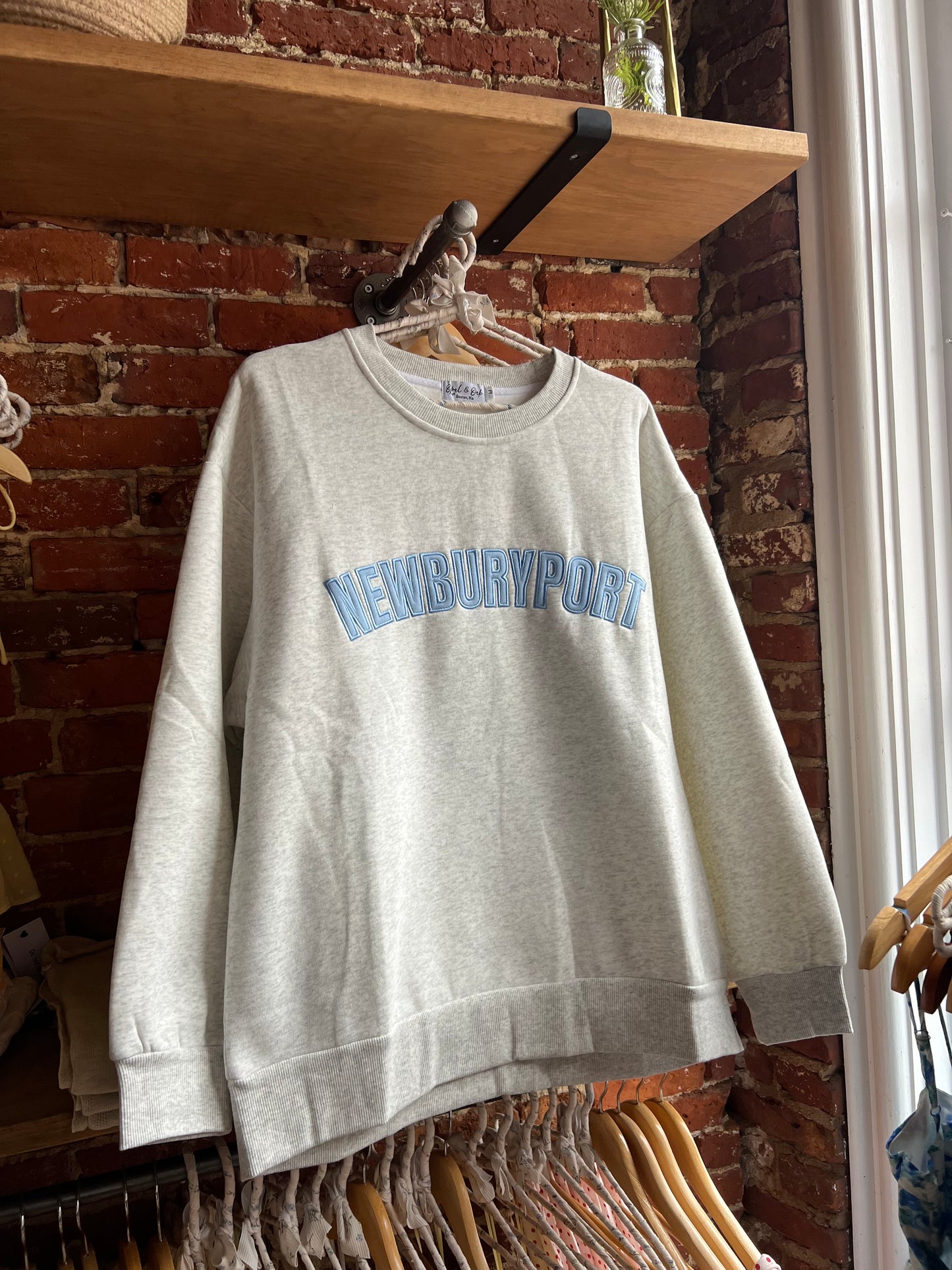 EMBROIDERED NEWBURYPORT CREW