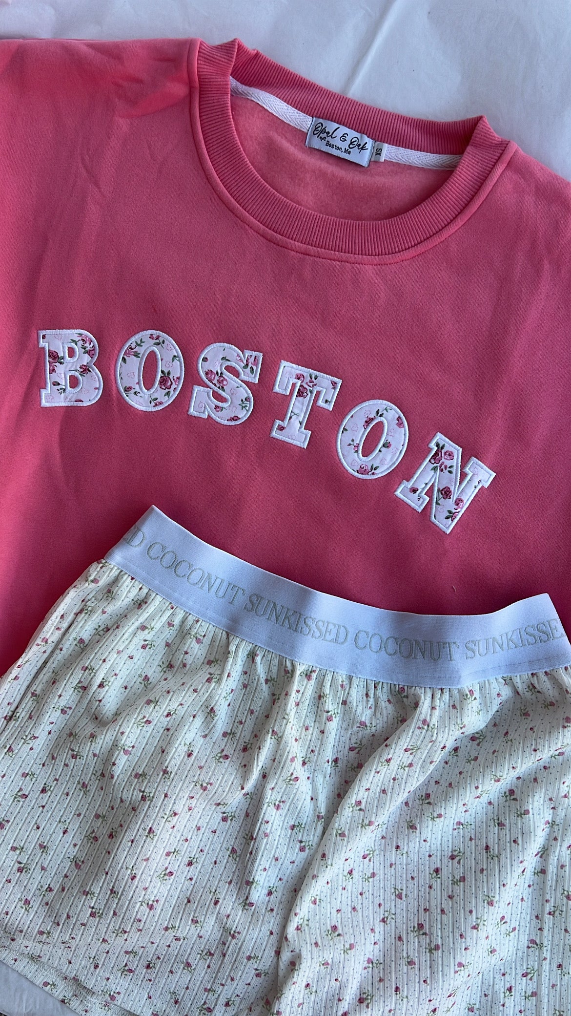 Boston Crewneck Pink 🌸
