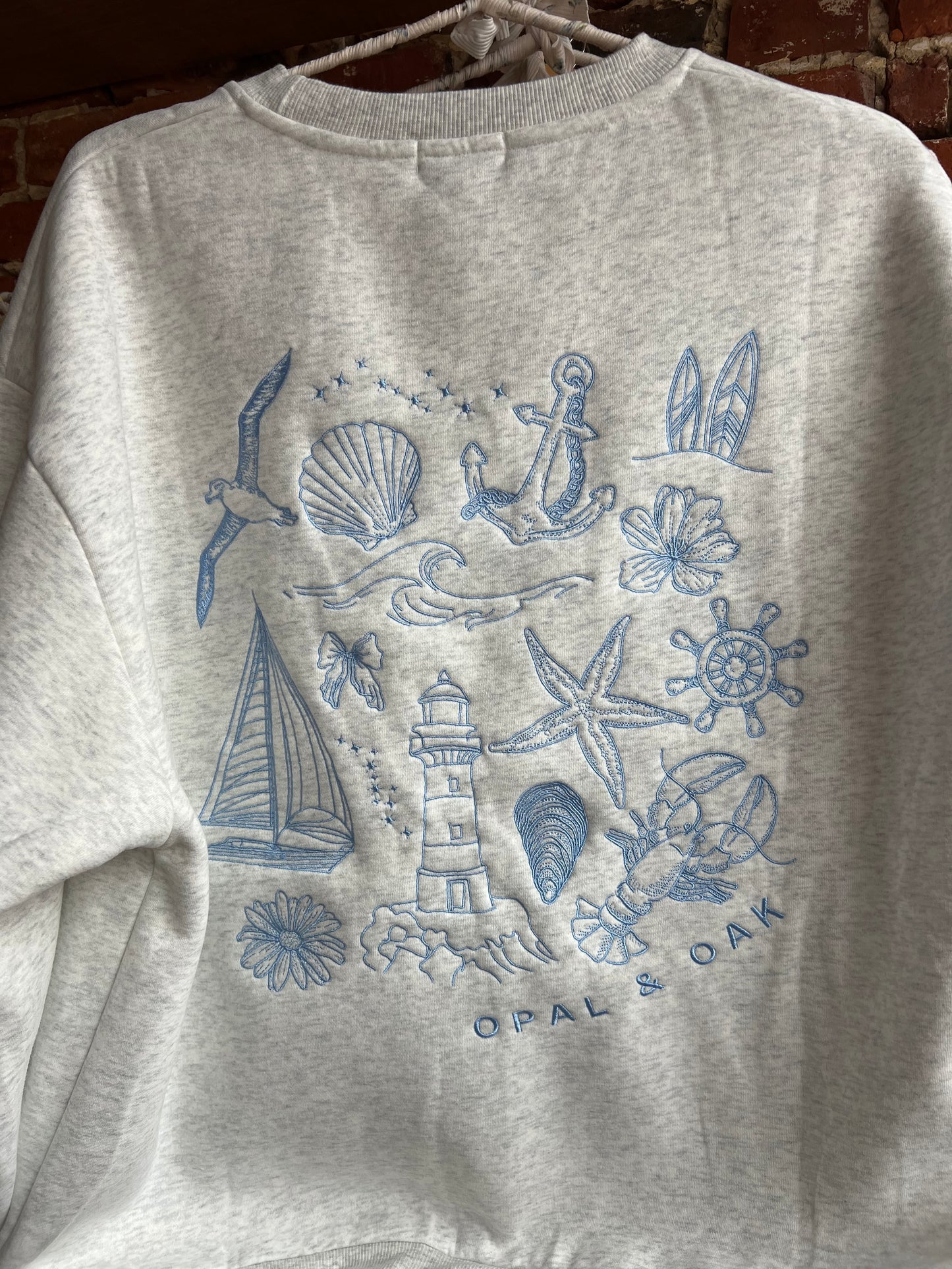 EMBROIDERED NEWBURYPORT CREW