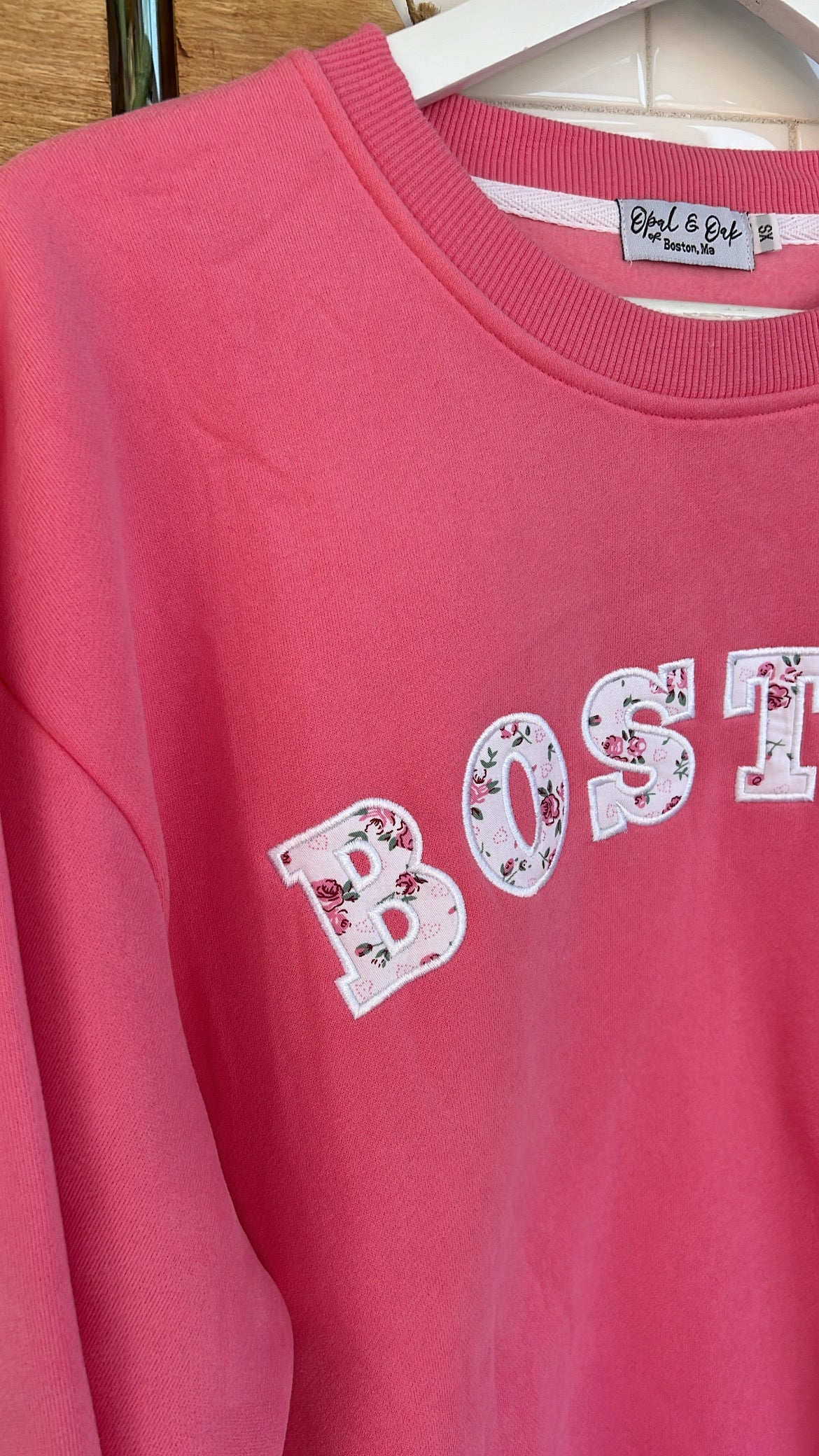 Boston Crewneck Pink 🌸