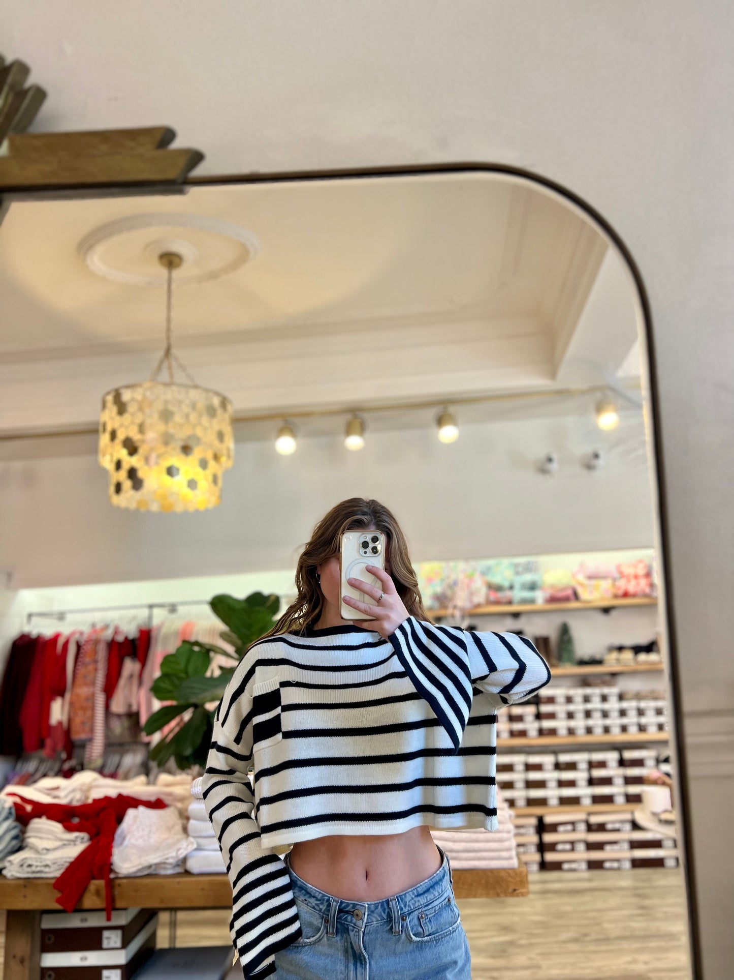 JADE STRIPED SWEATER