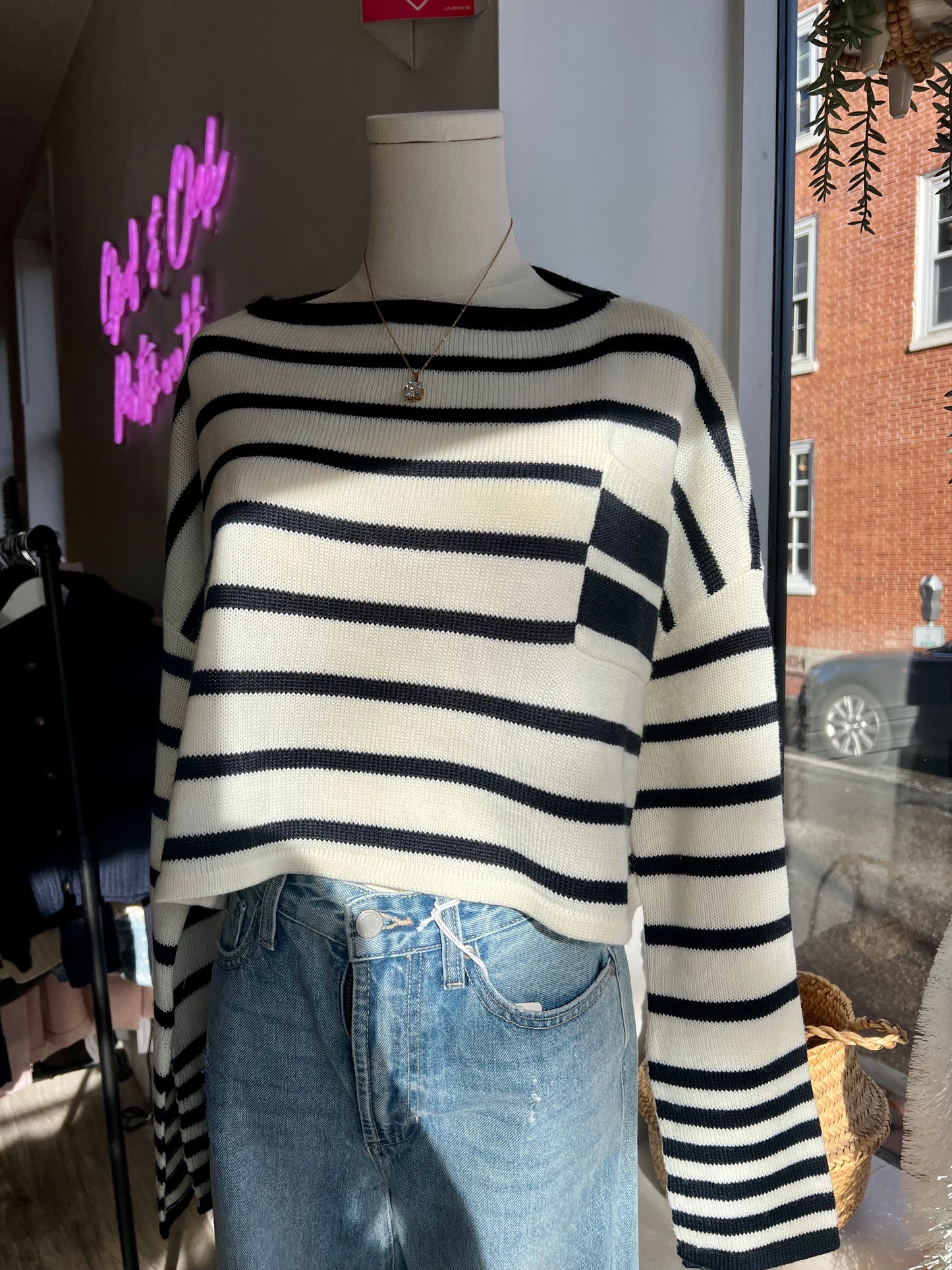 JADE STRIPED SWEATER