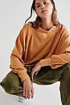 Free People Fun Times Turtleneck in Golden Nugget