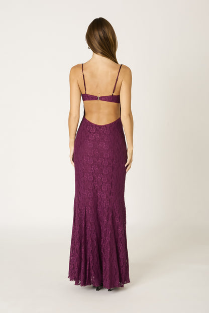 Delilah Maxi - Plum