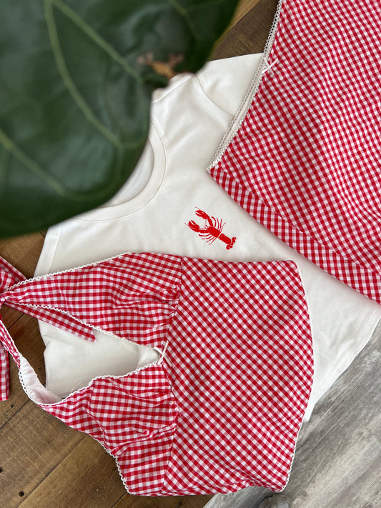 Summer Gingham Skirt