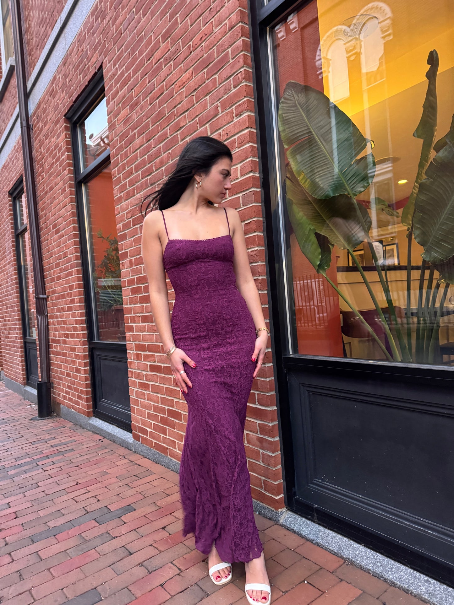 Delilah Maxi - Plum