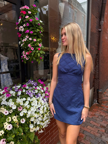 Maren Mini White & Navy
