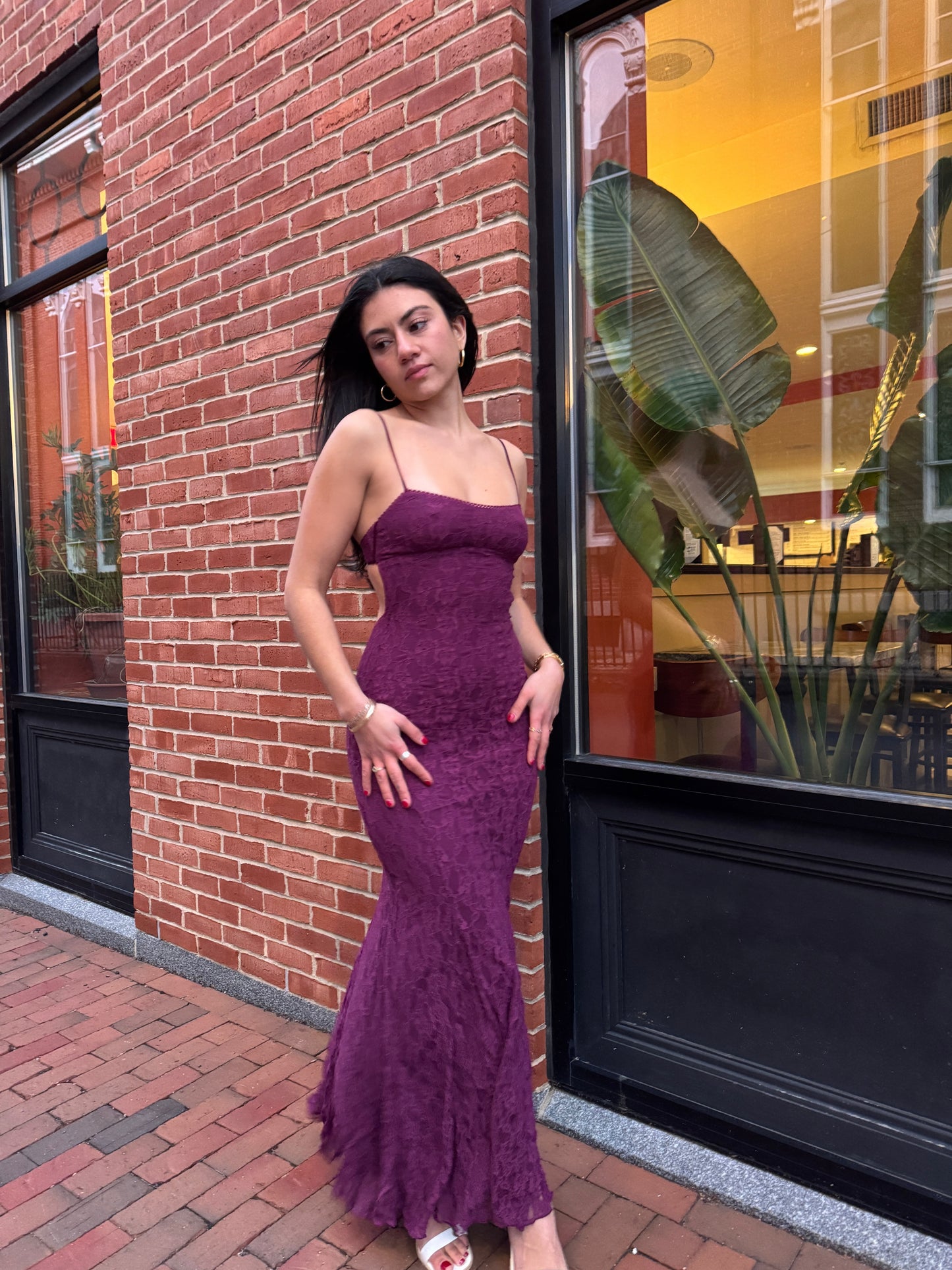 Delilah Maxi - Plum