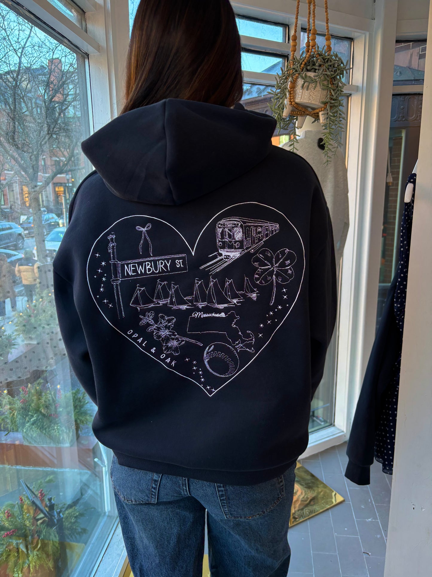 Newbury St. Boston Hoodie 💙