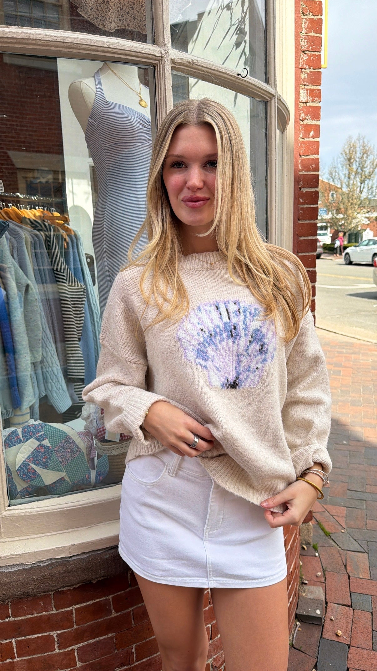 IMPERIO SHELL SWEATER