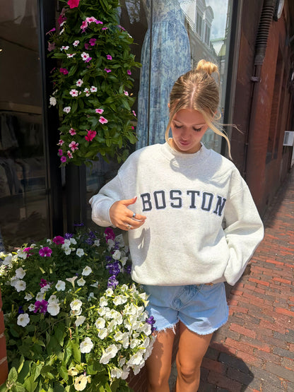 Boston Mockneck -Grey