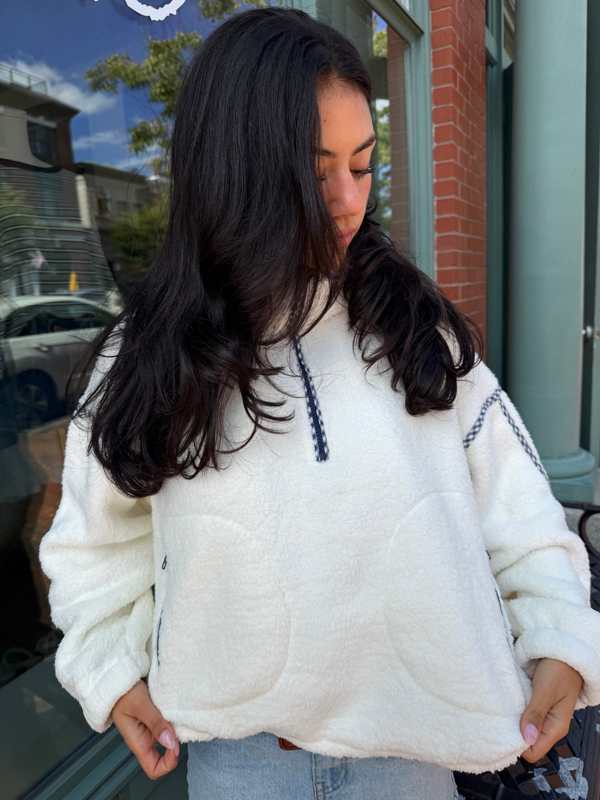 COFFEE RUN 1/4 ZIP SHERPA