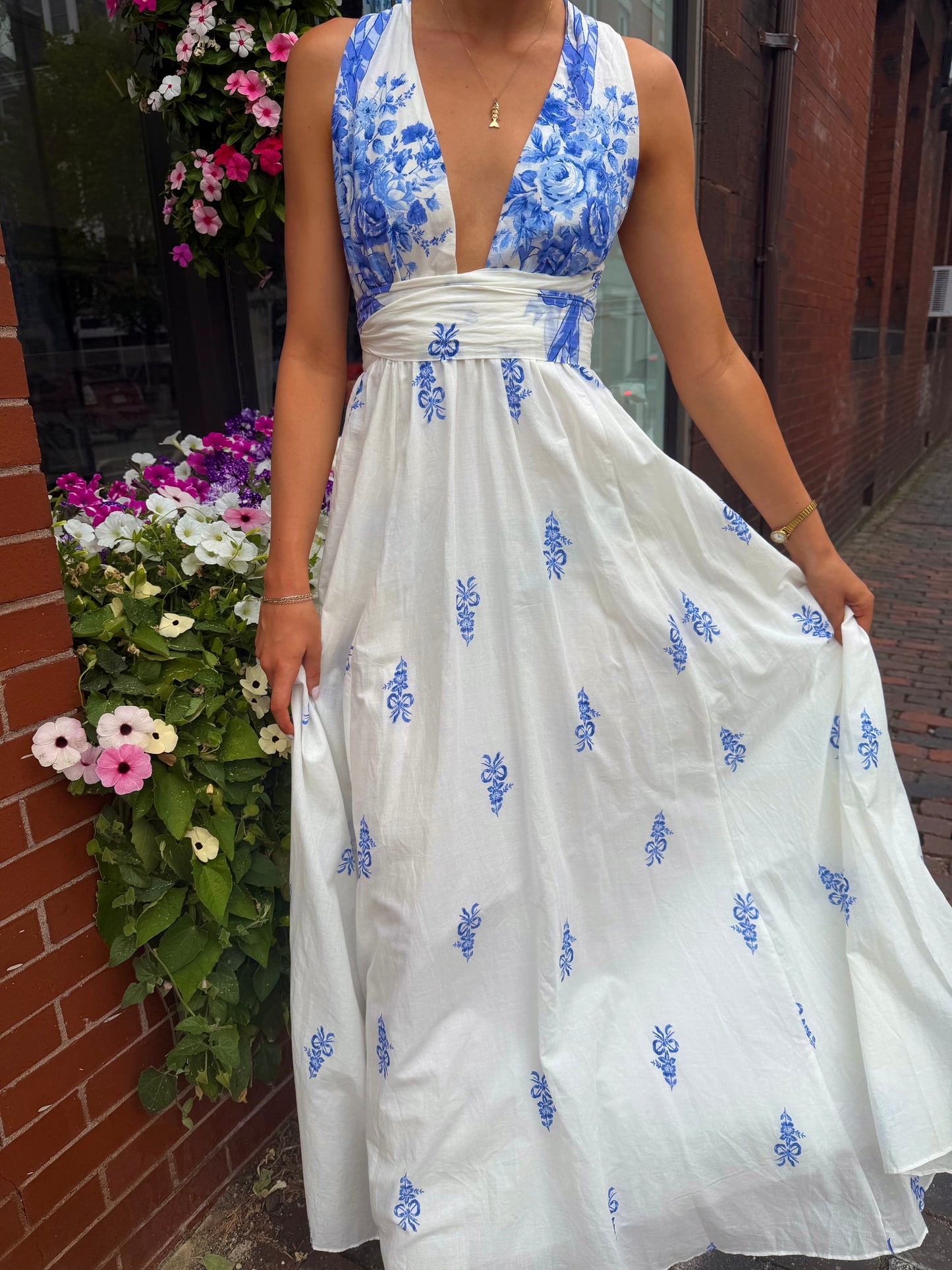 CHARLOTTE HALTER MAXI DRESS