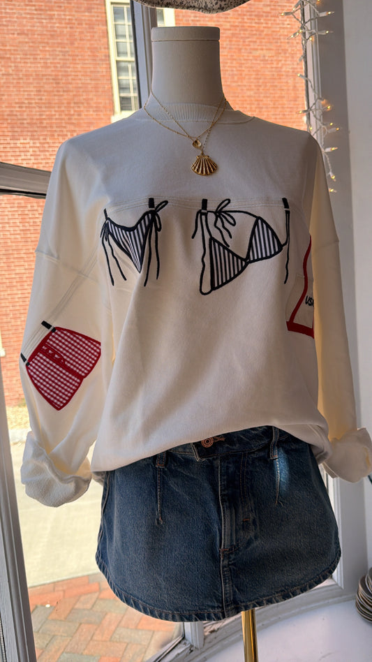 USA BIKINI SWEATER 🤍⭐️❤️🇺🇸