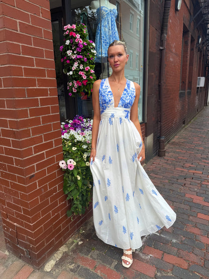 CHARLOTTE HALTER MAXI DRESS