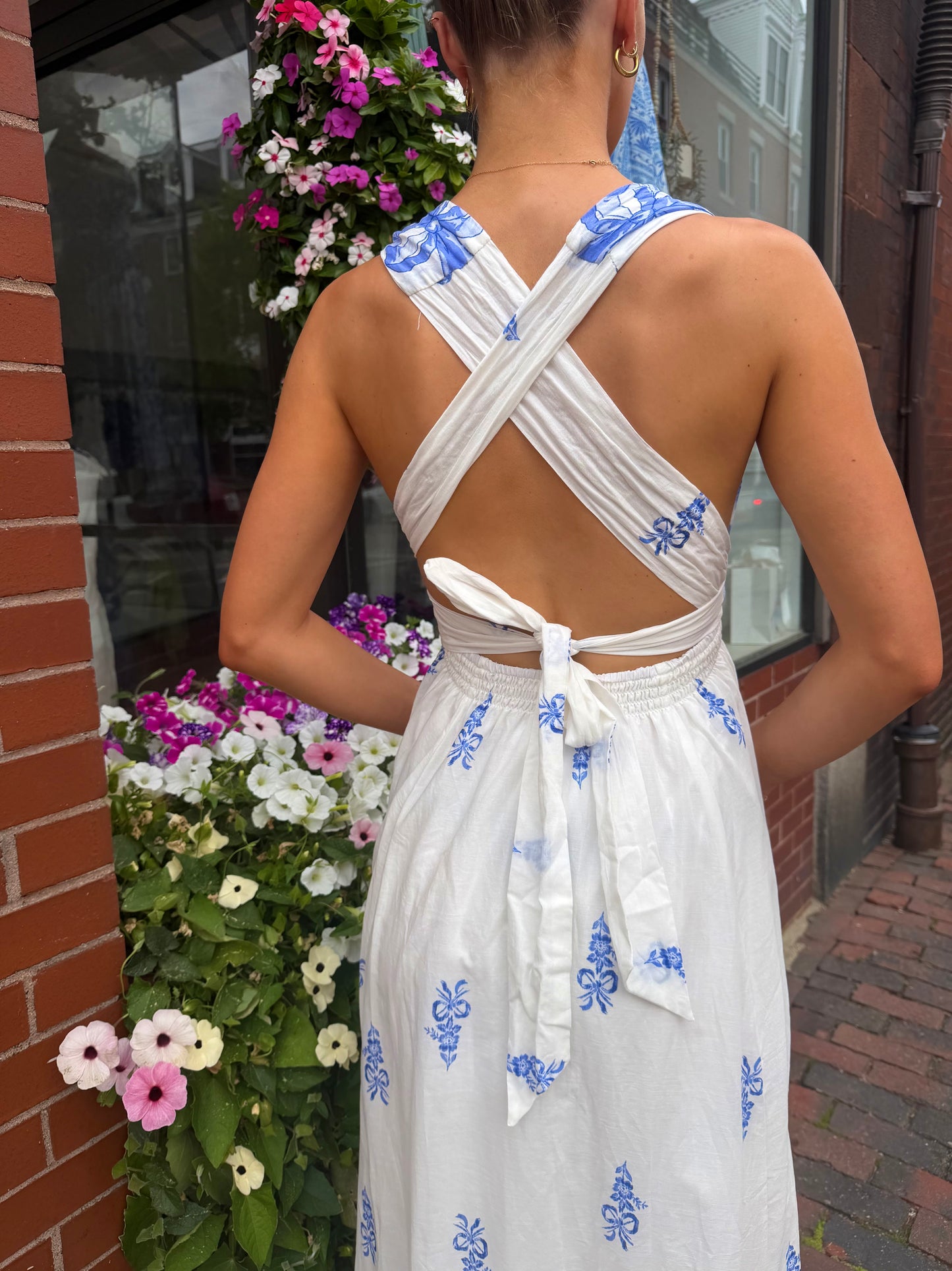 CHARLOTTE HALTER MAXI DRESS