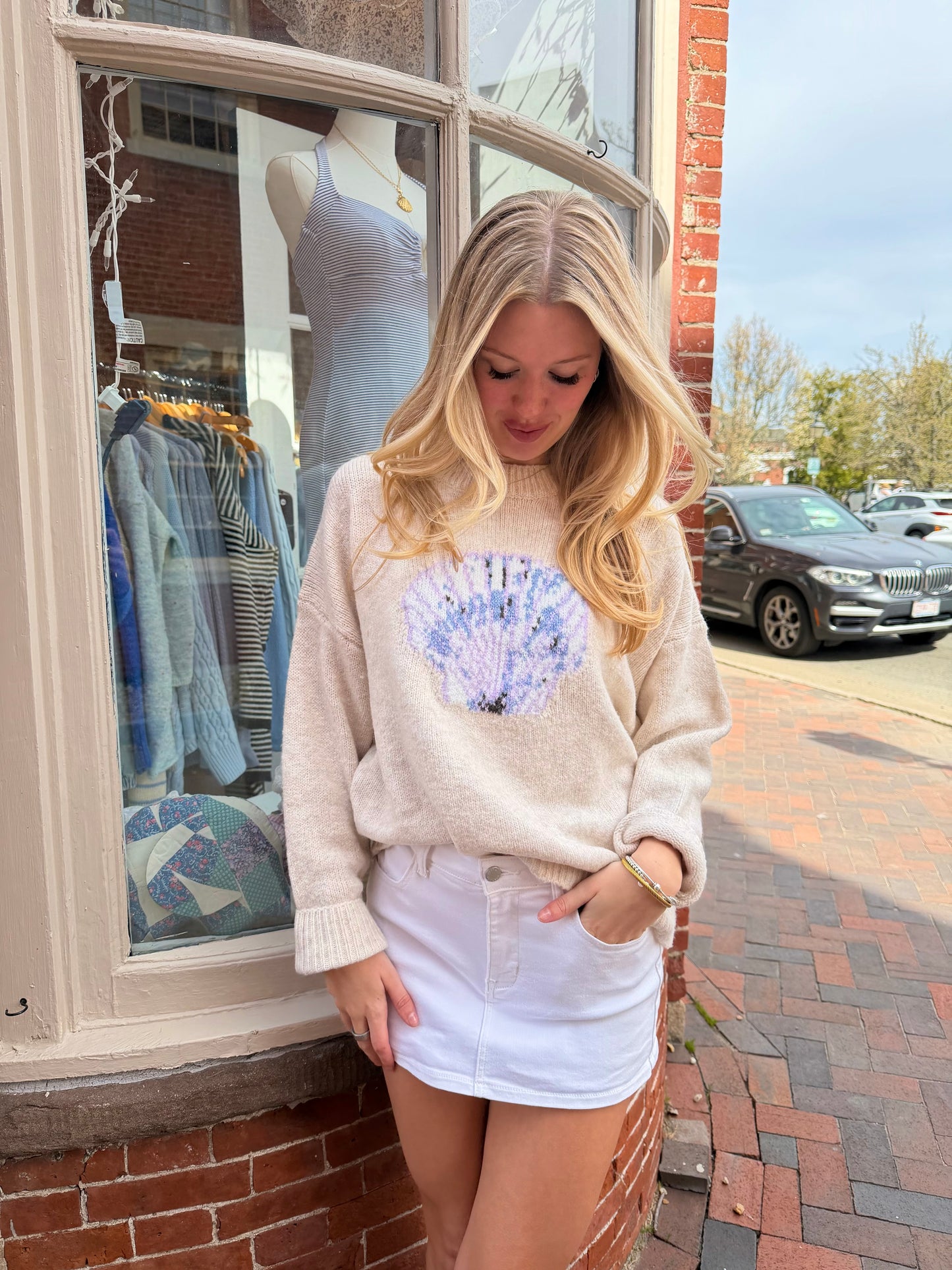 IMPERIO SHELL SWEATER