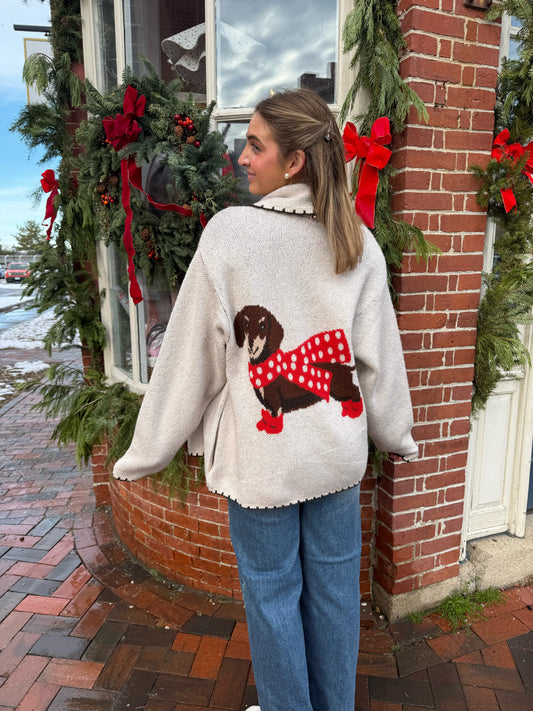 Puppy Cardigan 🧣 Pug or Dachshund