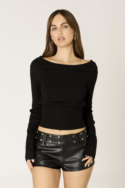 Olivia Off The Shoulder Knit
