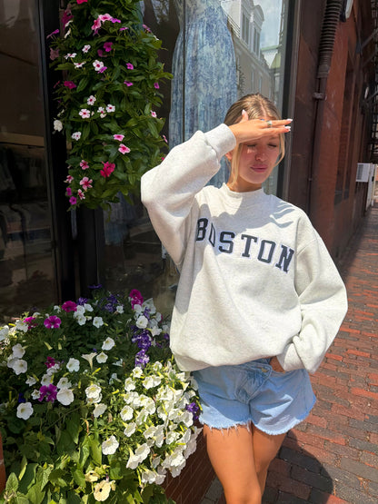 Boston Mockneck -Grey