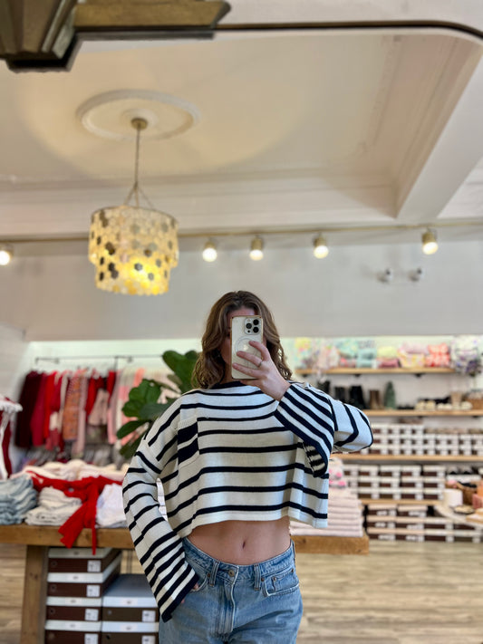 JADE STRIPED SWEATER