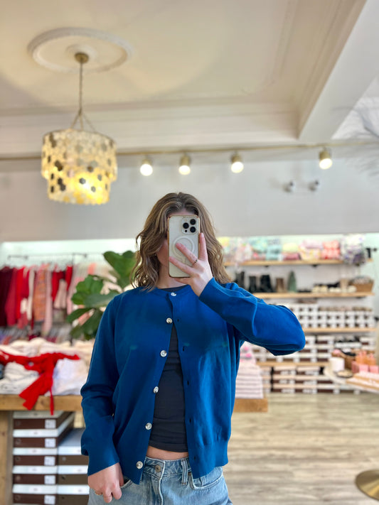 PERFECT BUTTON CARDIGAN