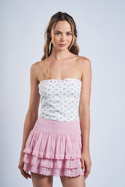Davina Strapless Top