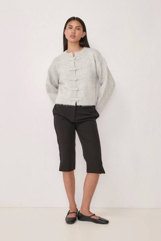 MAISY BUTTON UP SWEATER