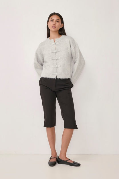 MAISY BUTTON UP SWEATER