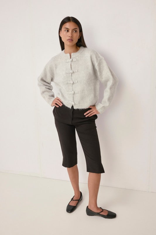 MAISY BUTTON UP SWEATER
