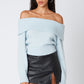 Remi Shoulder Sweater in Cream
