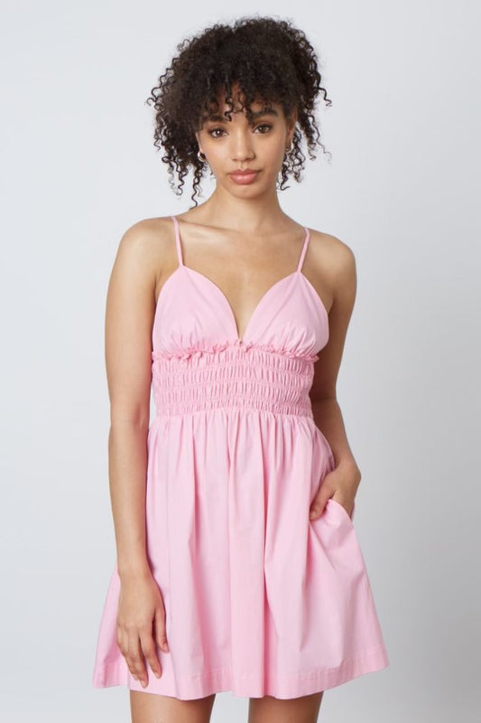 Kaylee Picnic Dress in Pink