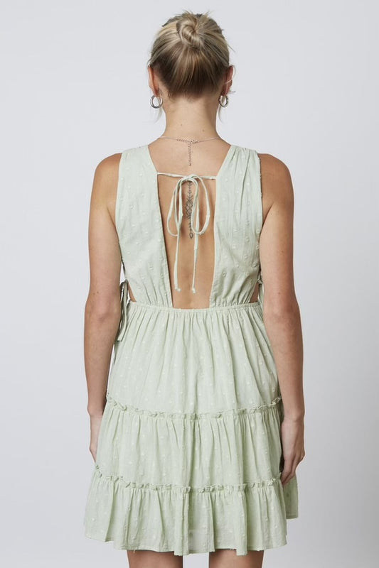 Athena Shower Dress in Sage