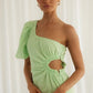 Skye Chartreuse Mini Dress
