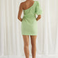 Skye Chartreuse Mini Dress